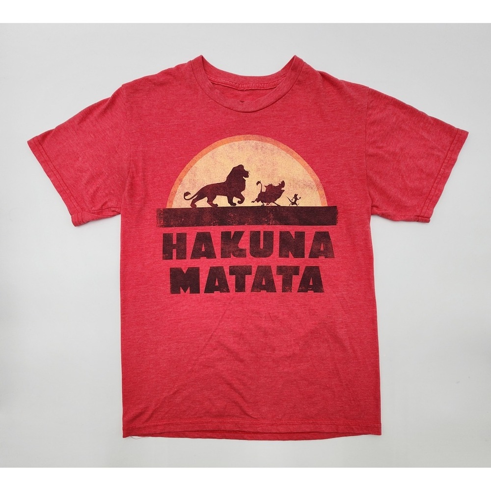 Lion King Hakuna Matata Disney Mens T-Shirt‎ Size S